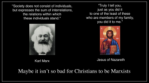 Jesus and Karl Marx