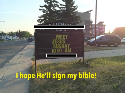 Sign my bible